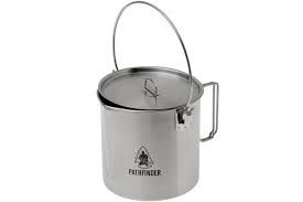 Pathfinder RVS Bushpot met deksel (1,9 L)