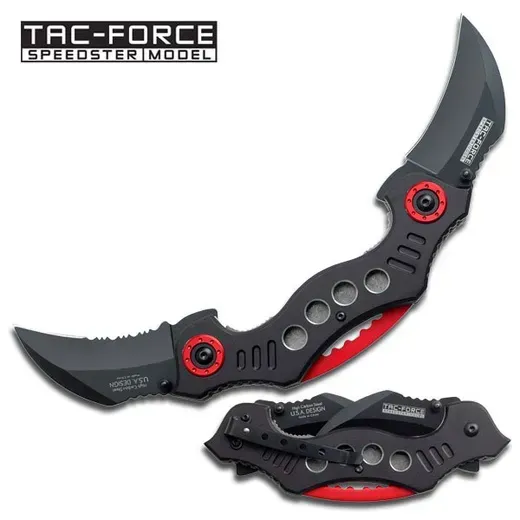 Tac Force | Twin Blade Karambit | Grey