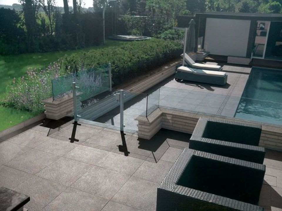 pavimento giardino casa in gres porcellanato