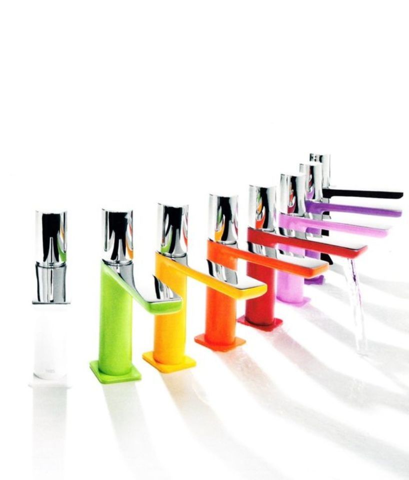 rubinetti in acciaio in vari colori