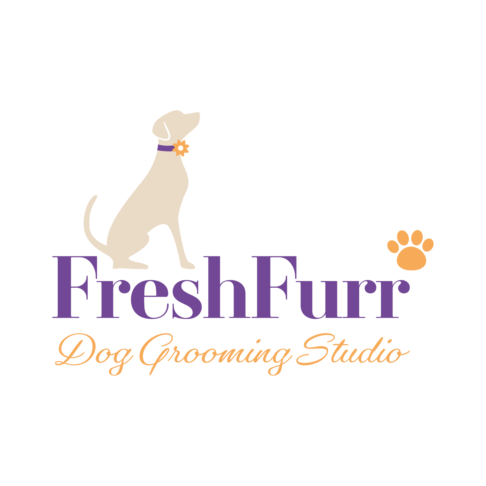 Logo Design for Dog Grooming Business