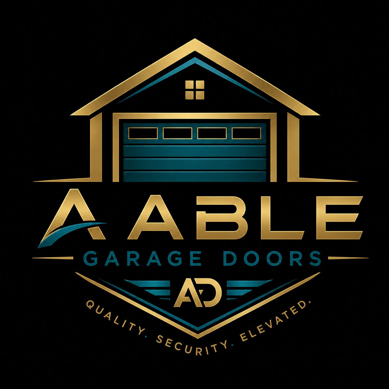  A Able Garage Door Service Logo 