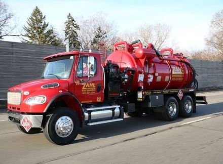 Red company truck - Petroleum Maintenance in Minneapolis, MN