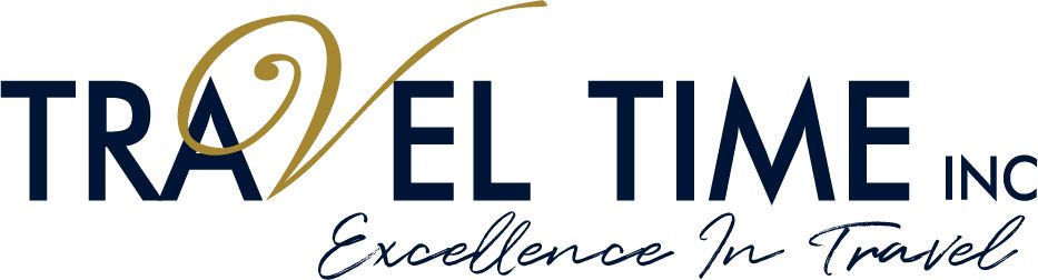 Travel Time logo in white