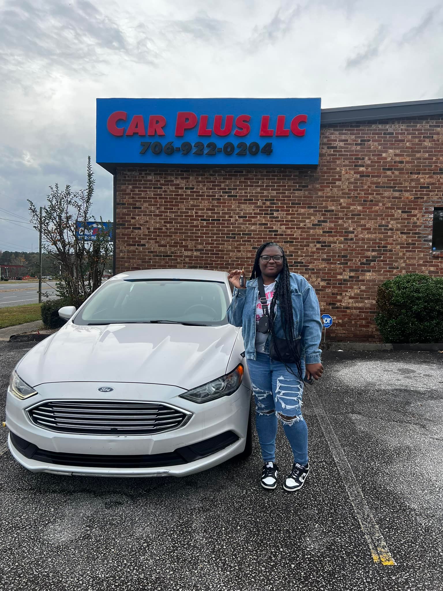 Woman With Ford Car — Augusta, GA — Car Plus LLC