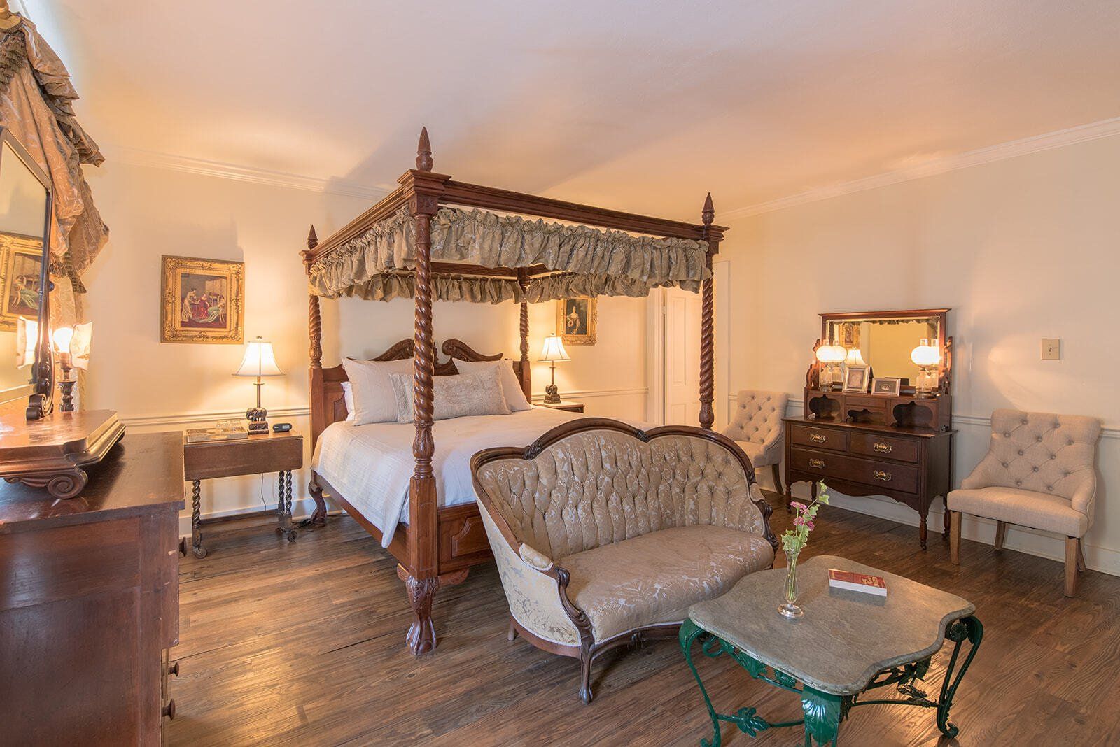 Clara Living Room — Natchez, MS — The Burn Luxury Inn