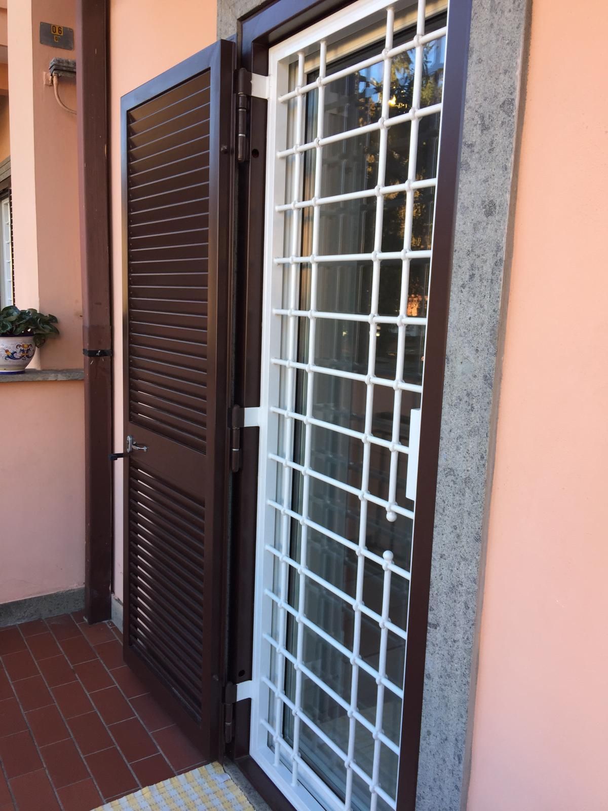 porta finestra in PVC scorrevole