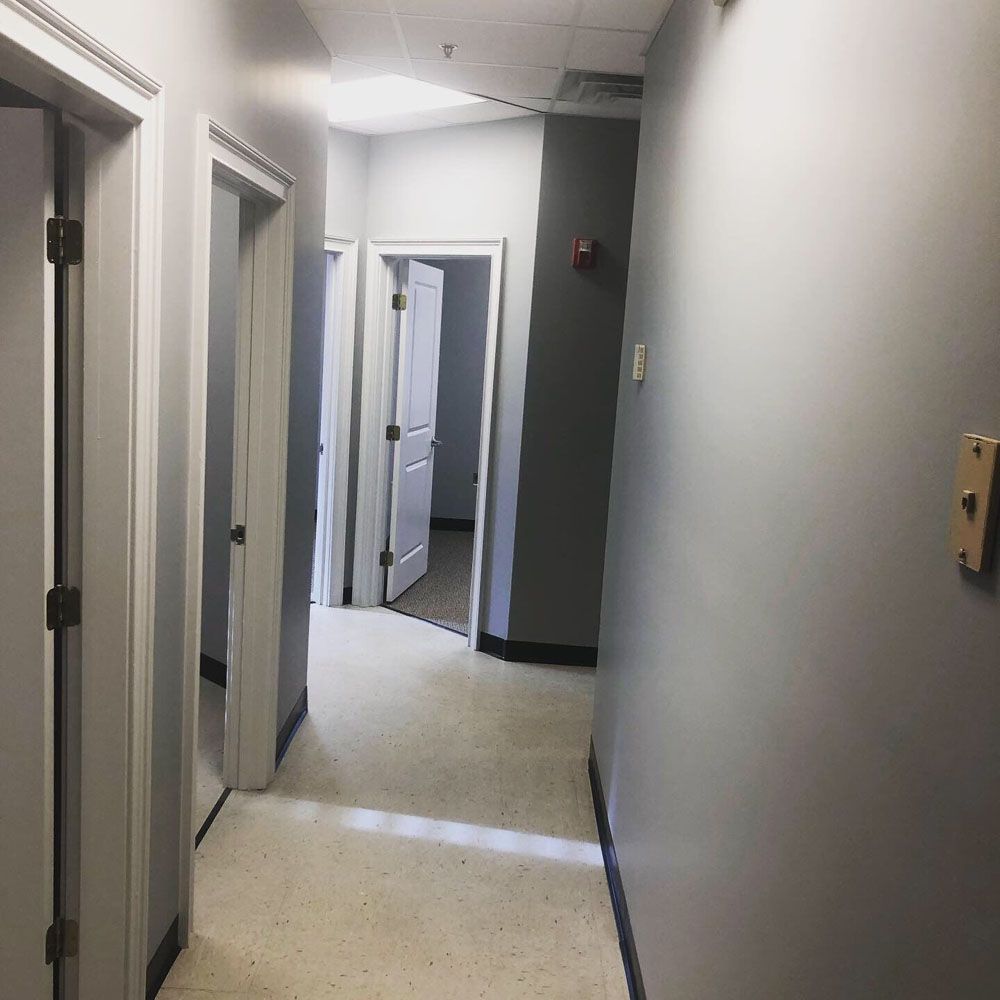 Hallway with a Lot of Doors