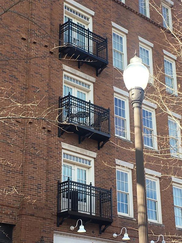 Brick Building with a Fire Escape