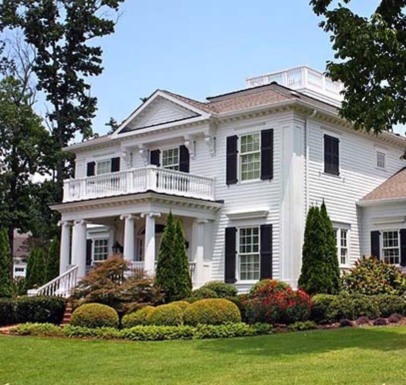 White House with Balcony