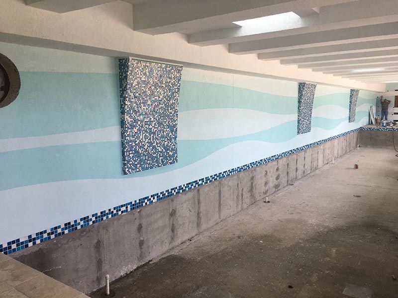 Swimming Pool Wall Mural