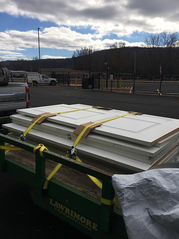Pile of Sheetrock on a Truck