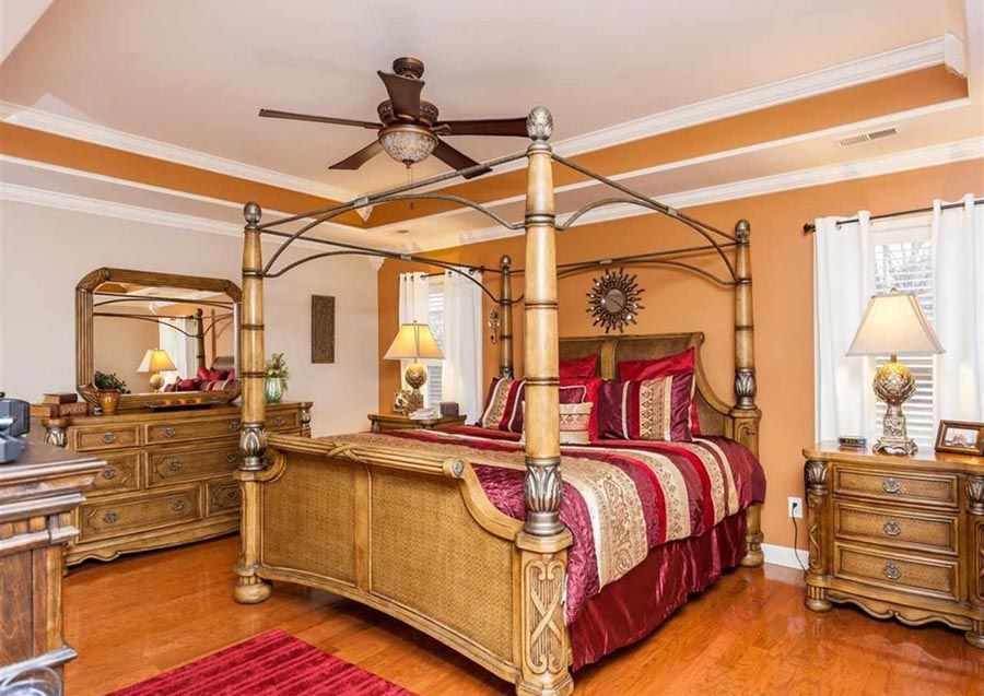 Bedroom with a Canopy Bed