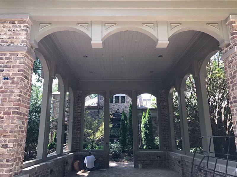 House with Arches and Bricks