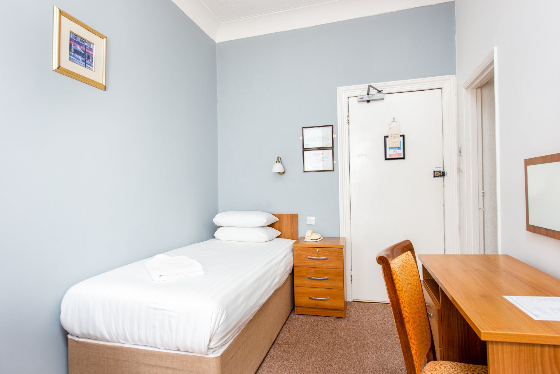 A single room at the Imperial Hotel in Eastbourne