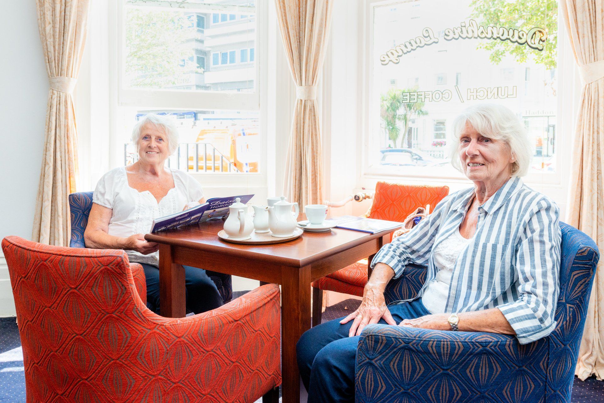 The Devonshire Lounge at the Imperial Hotel in Eastbourne