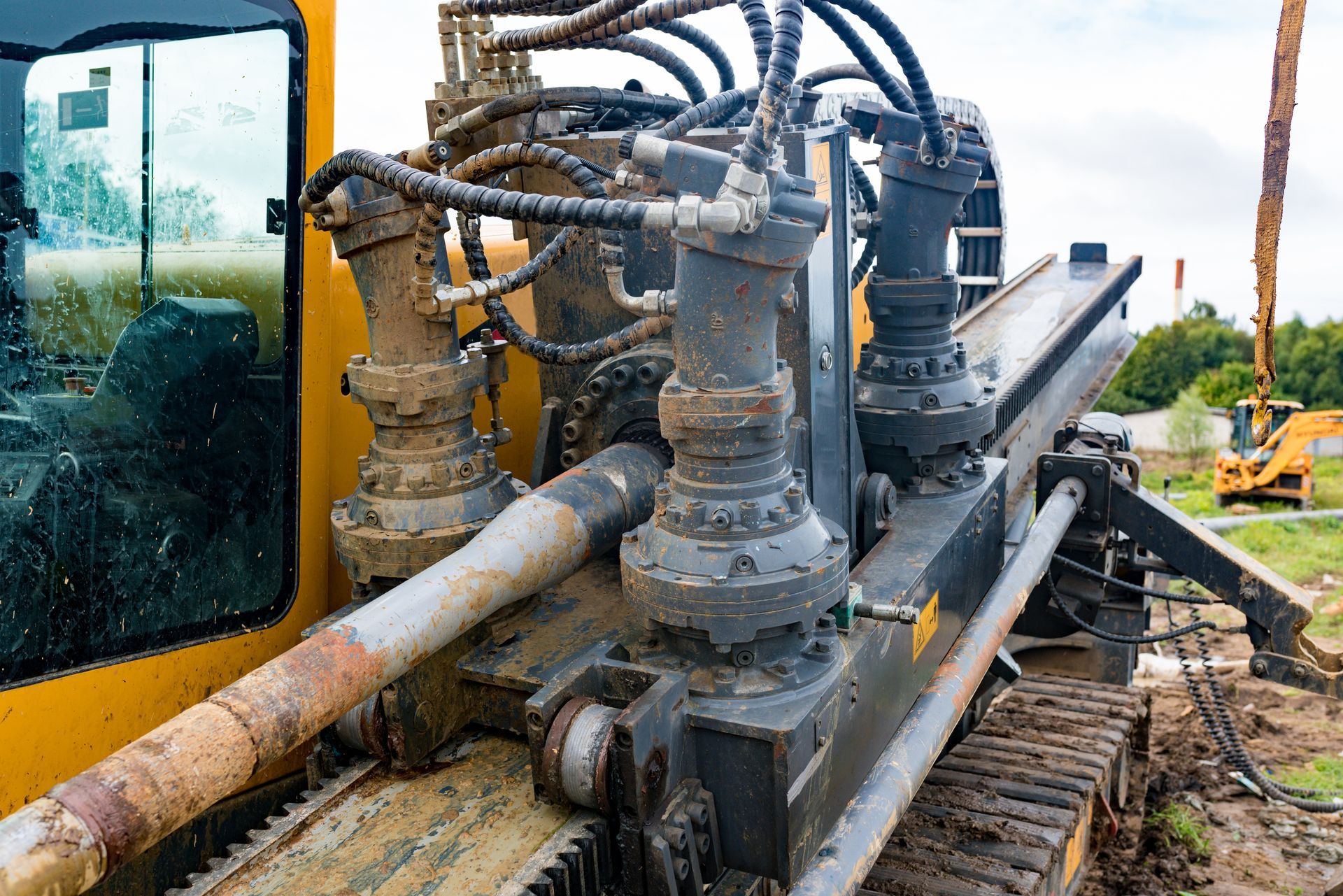 Under-house drilling