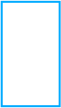 A blue border on a white background.