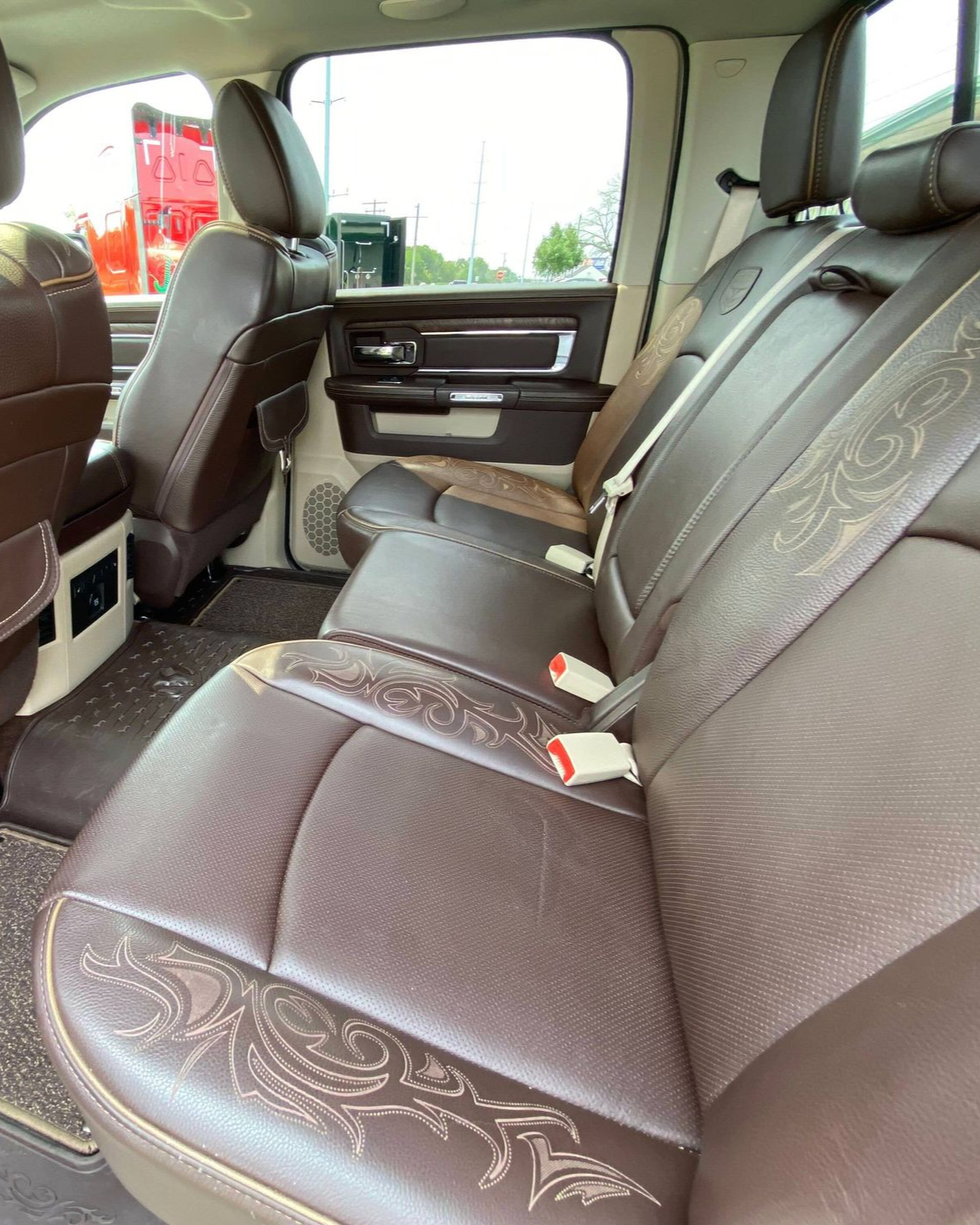 A close up of a car wheel with a mercedes logo on it