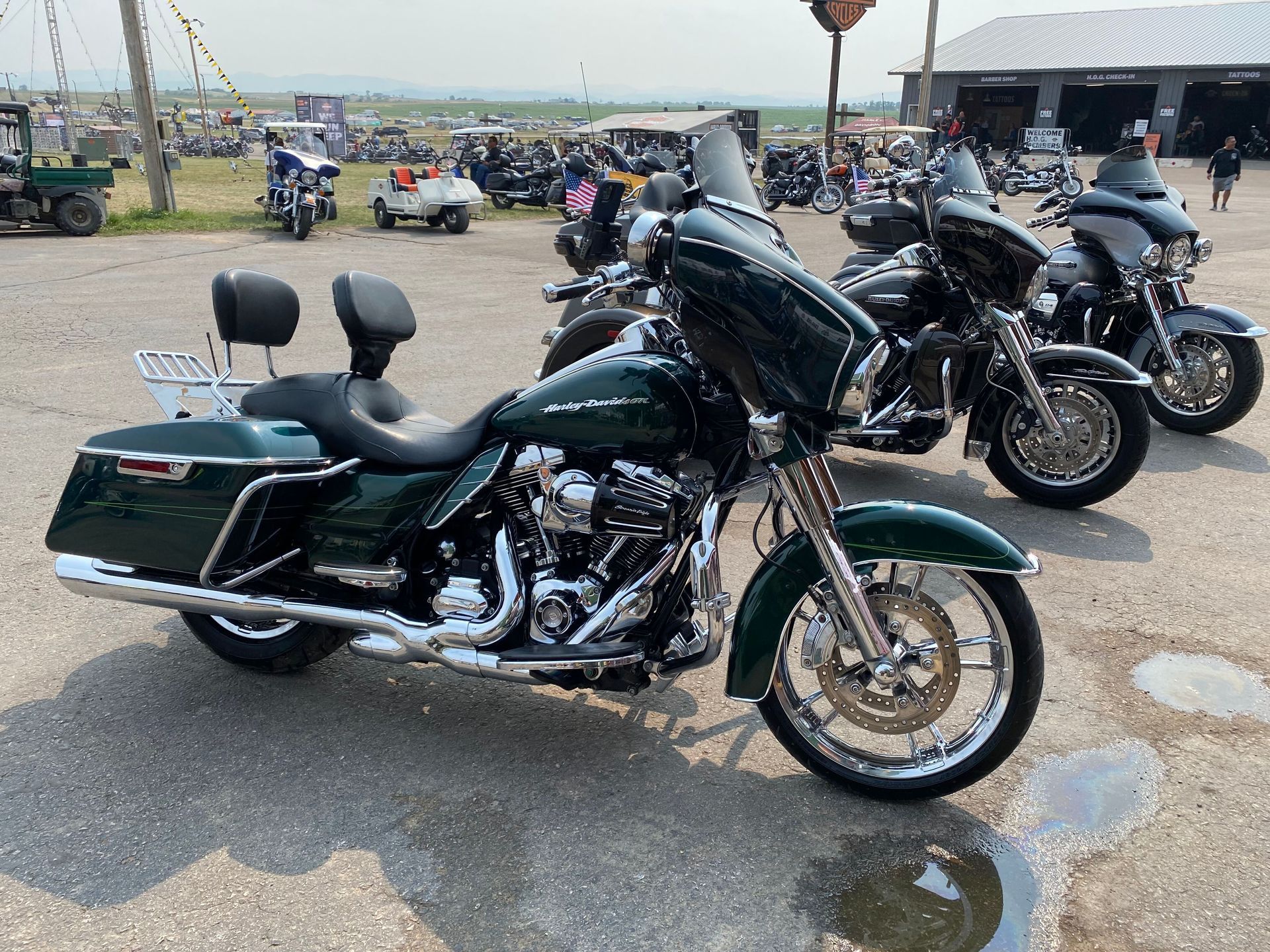 A close up of the rear end of a car