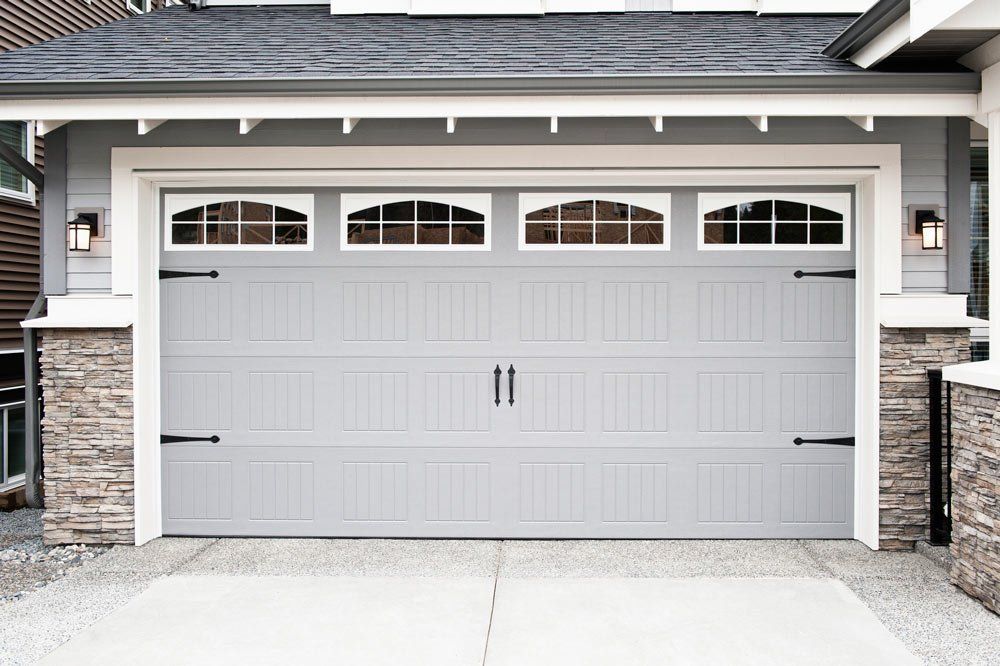 Garage Door Repair Buena Park, CA — Gray Garage Door in Signal Hill, CA