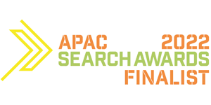 APAC Search Awards 2022 Finalist Badge