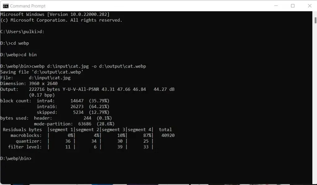 cat webp converted command