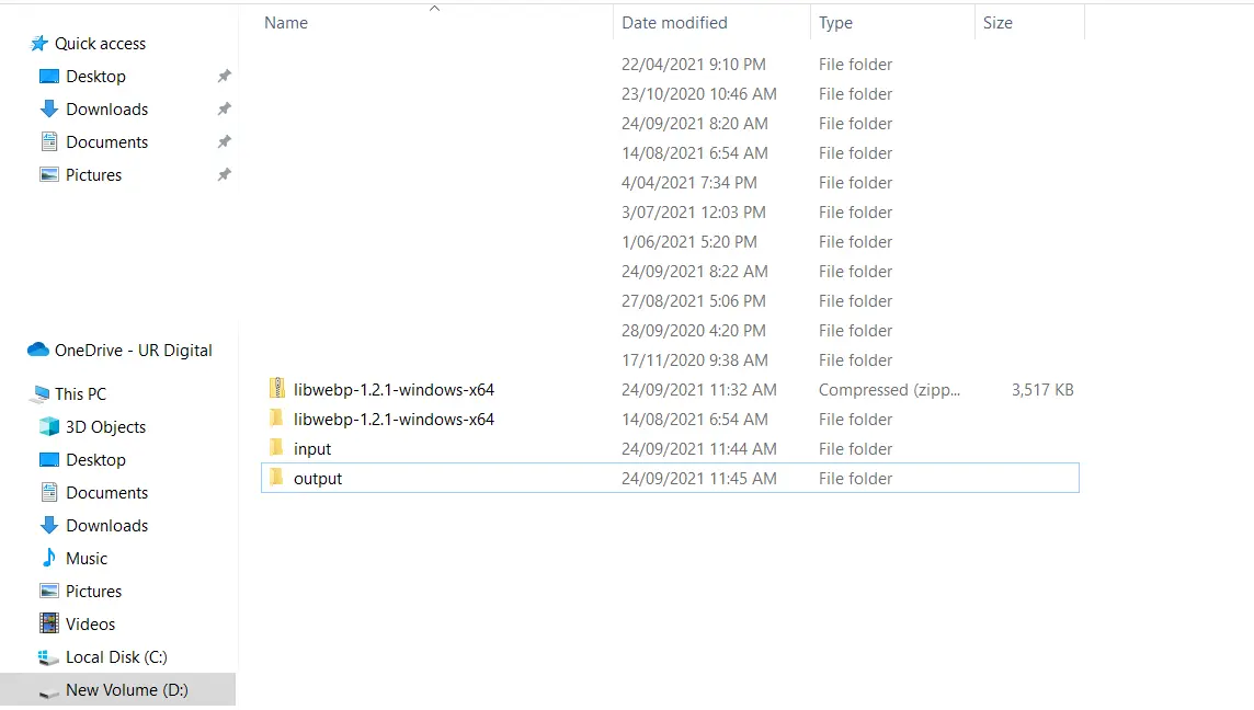 libwebp downloaded file