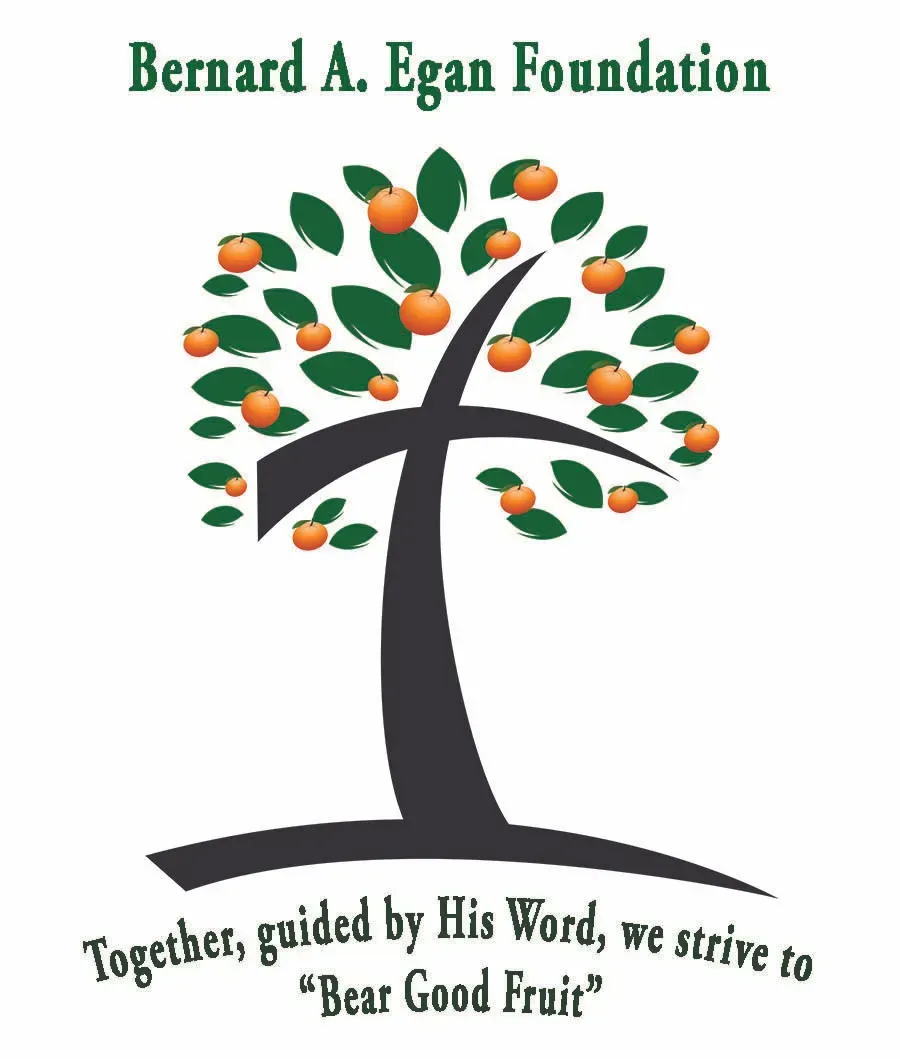 A logo for the bernard a. egan foundation
