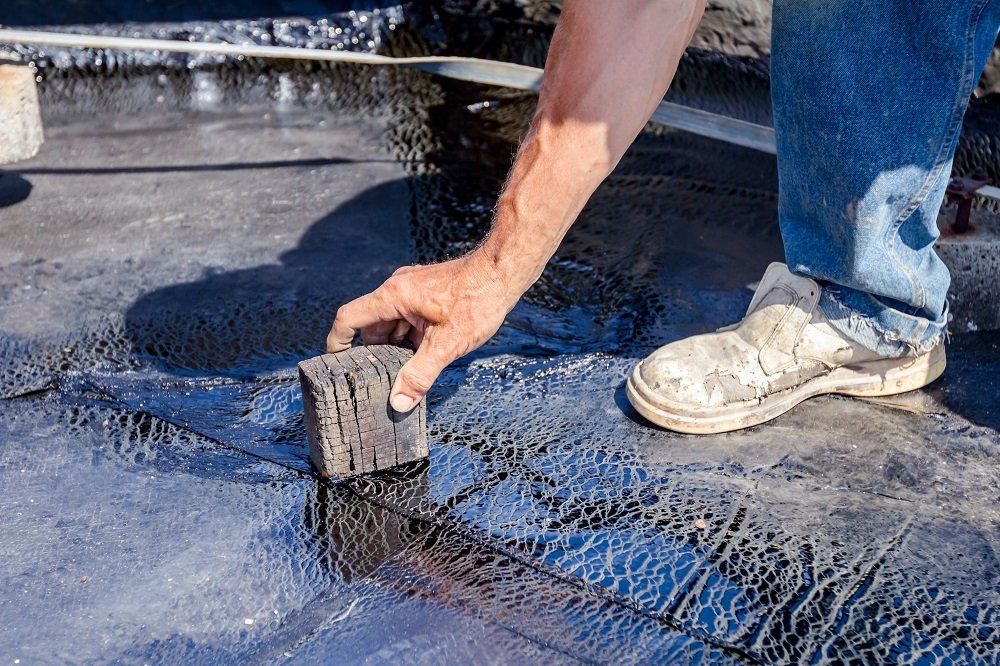 Trattamento di lastre in Eternit