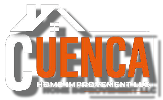 The logo for cuenca home improvement llc has a house on it