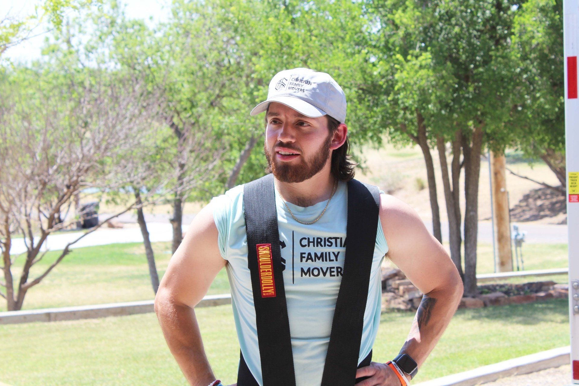 Professional movers loading a truck in Amarillo, TX