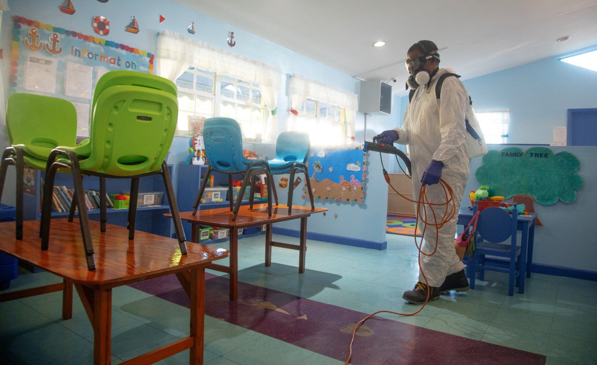Disinfecting a daycare facility — Odessa, FL — Gator Cleaning Solutions