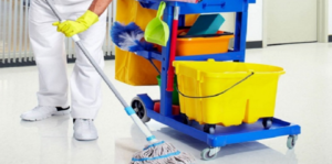 Staff with Cleaning Equipment — Odessa, FL — Gator Cleaning Solutions