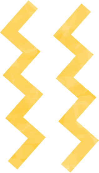 yellow zigzag icon to symbolize muscle/vocal tension