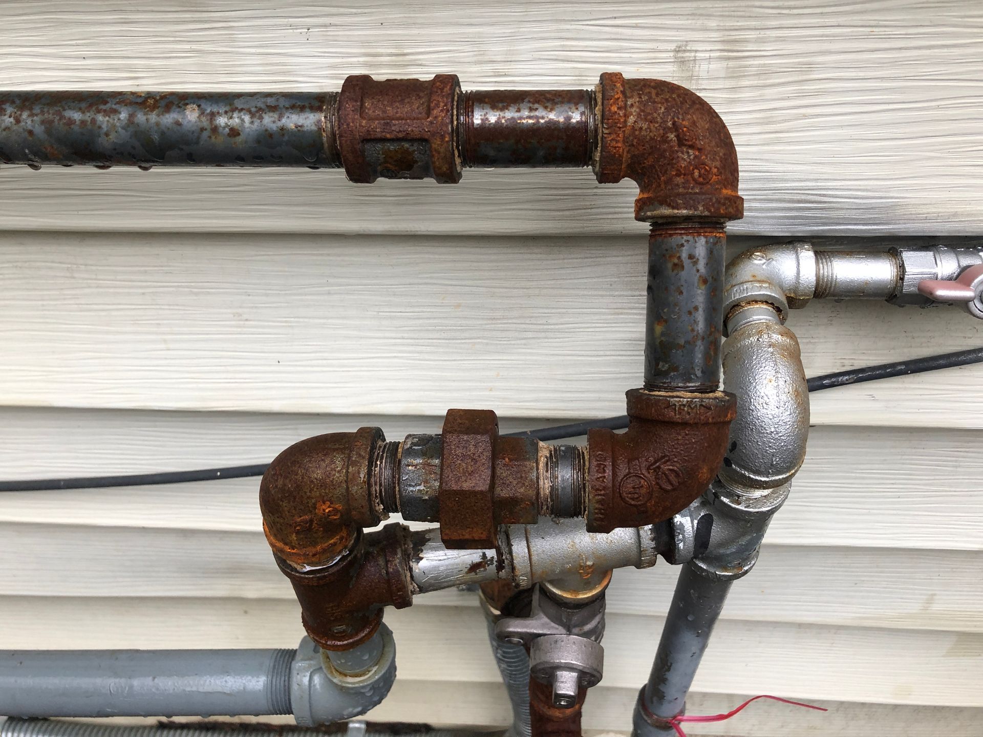 Rusted Gas Pipe — Snohomish, WA — Wolff Water Heaters