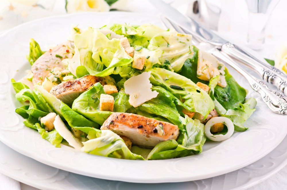 Caesar Salad with Chicken — Newtown, PA — Piccolo Trattoria Italian Catering