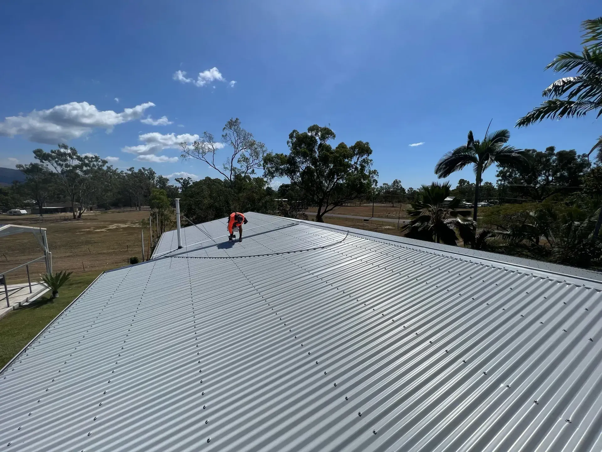 Experience the Beauty of Textured Metal Roofing — Roofer in Douglas, QLD