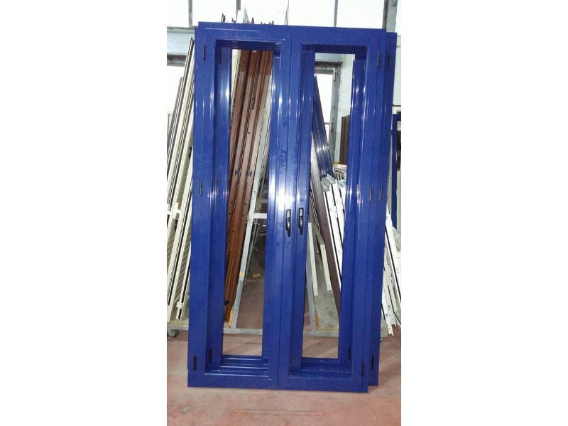 finestre alluminio blu