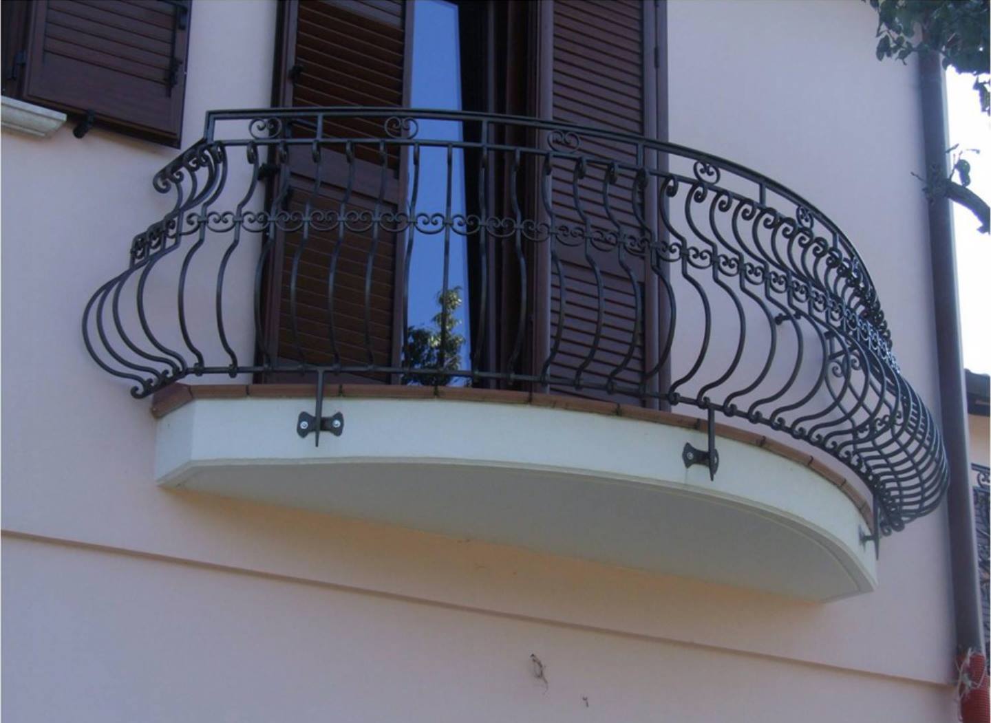 ringhiere in ferro battuto per balconi