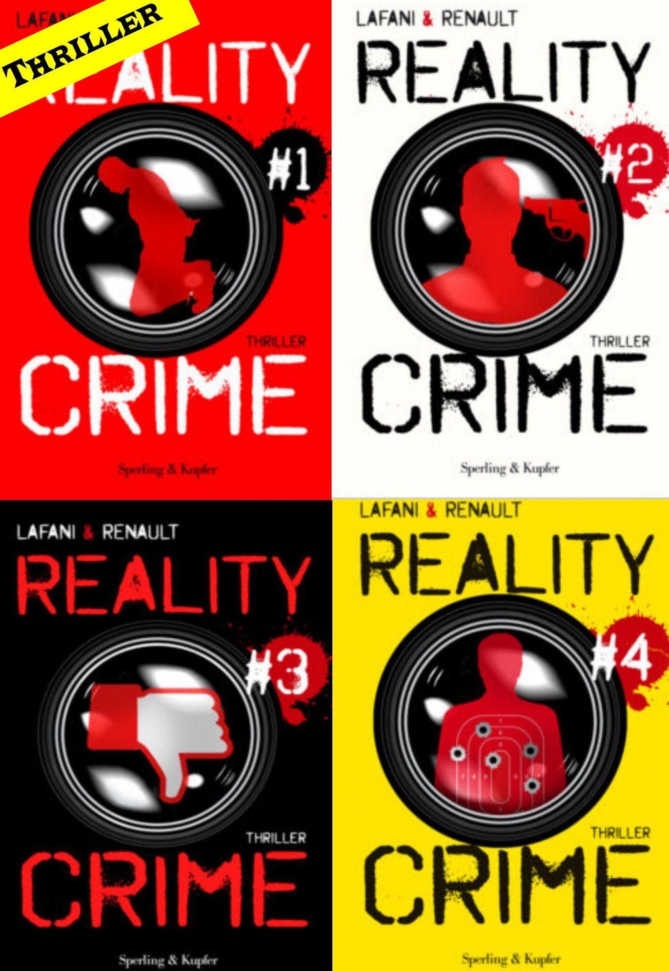 Reality Crime #1 #2 #3 #4 Lafani & Renault Sperling & Kupfer Editori traduzione di Claudia Lionetti