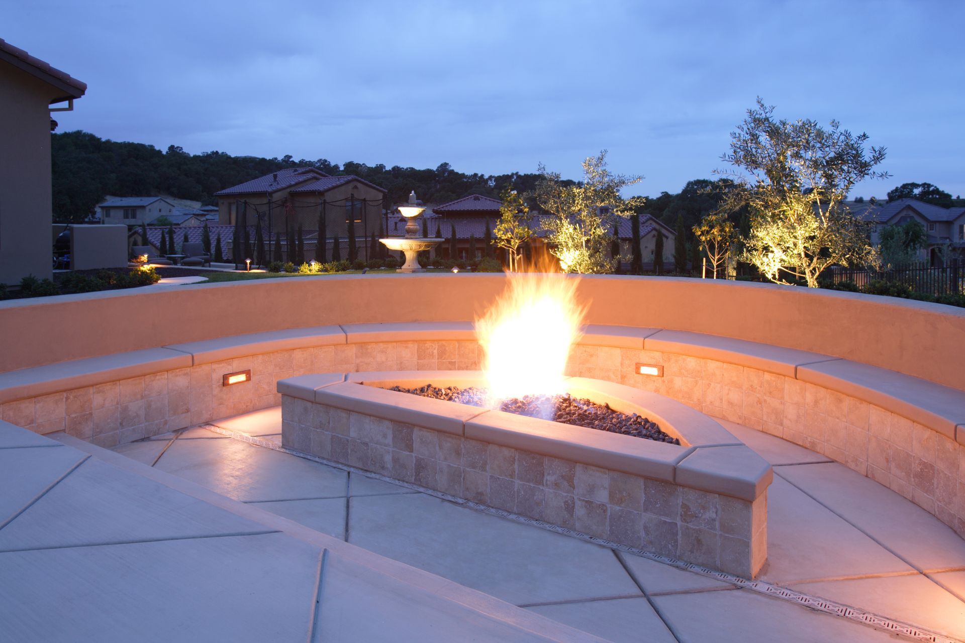 A beautifully crafted fire pit