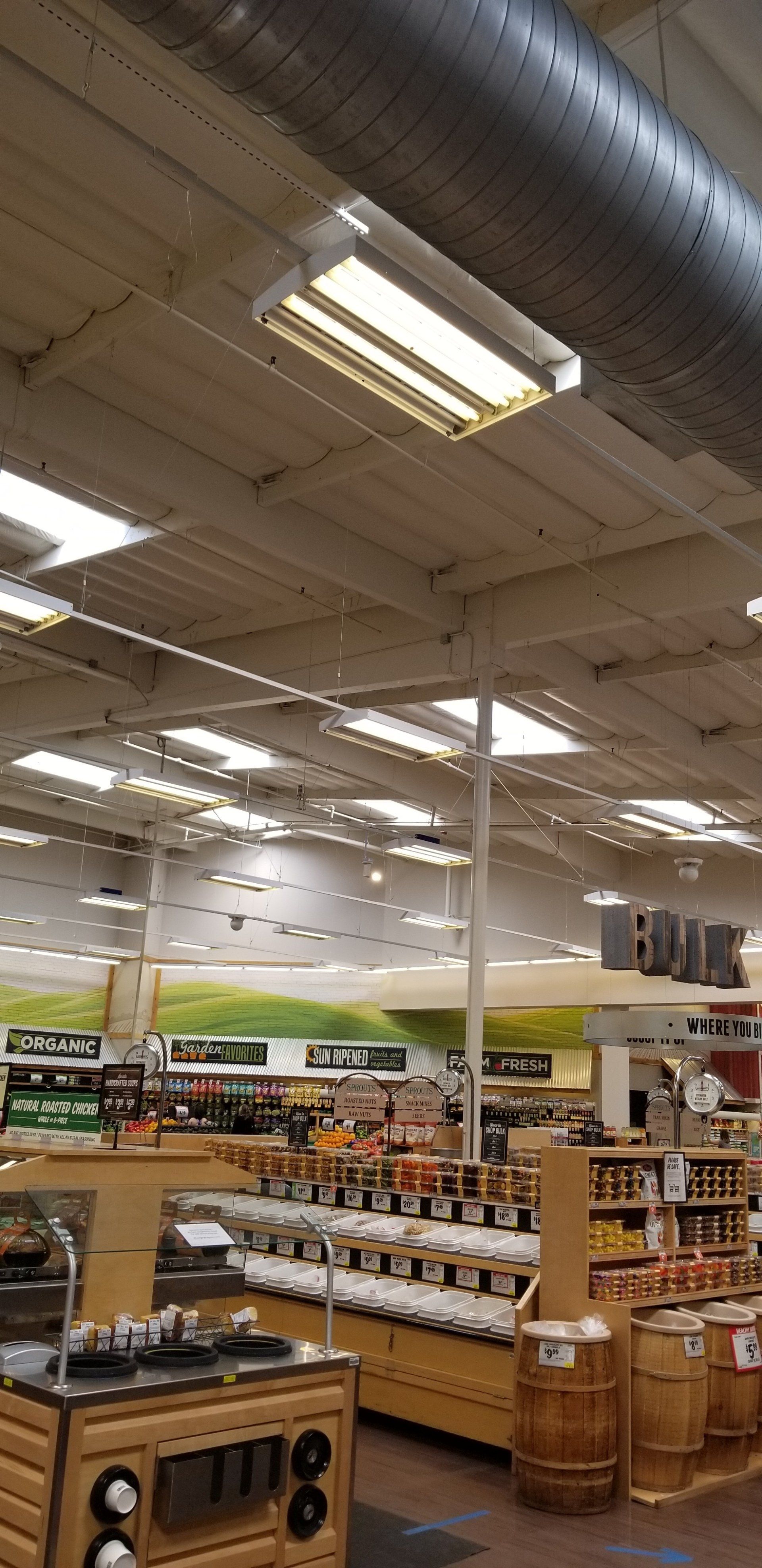 Inside the Supermarket — Lake Elsinore, CA — Coast Skylights