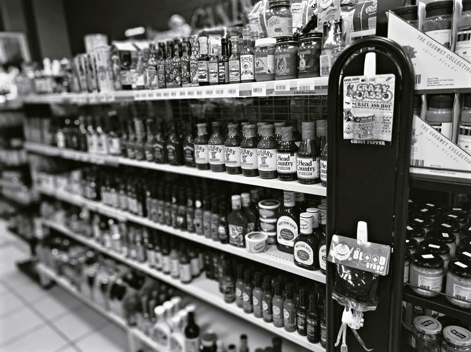 product shelf at The Candy Train store