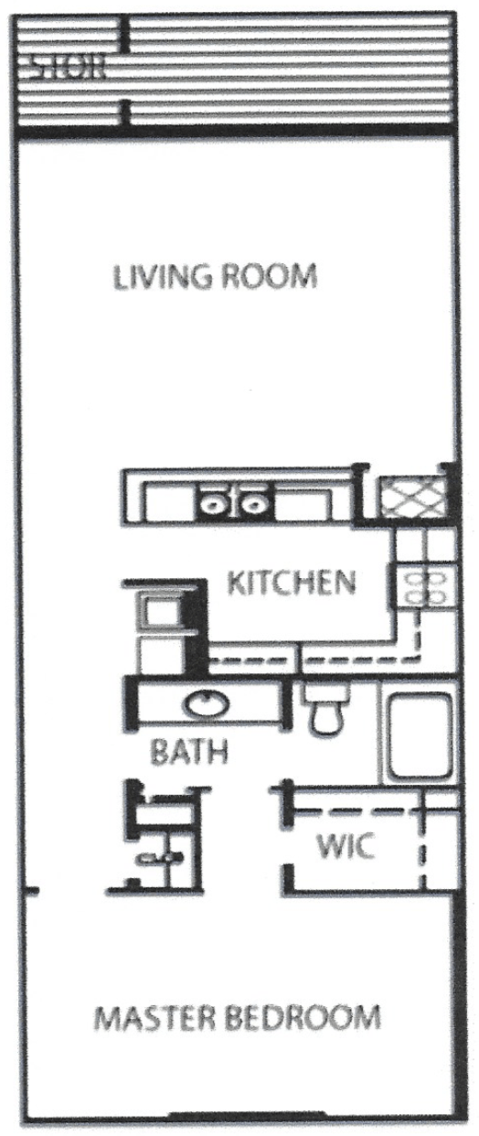 1 BEDROOM | 930 SQ FT