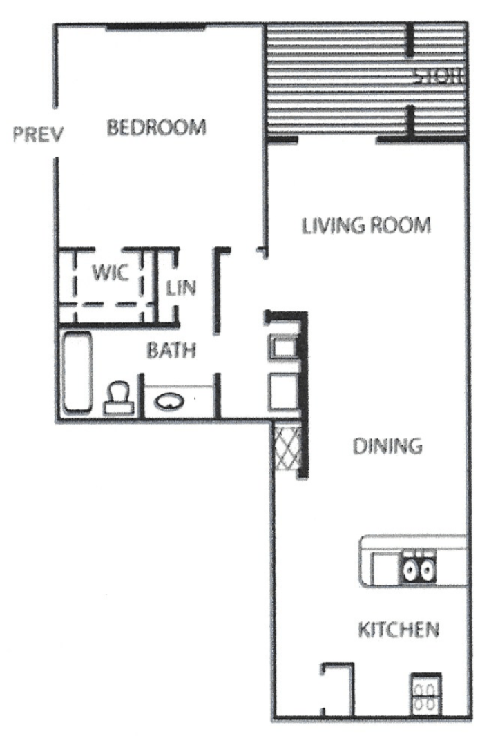 1 BEDROOM | 930 SQ FT