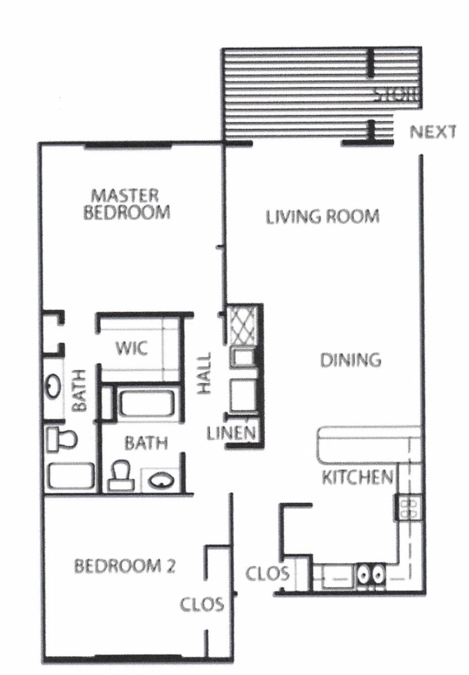 2 BEDROOM | 1200 SQ FT