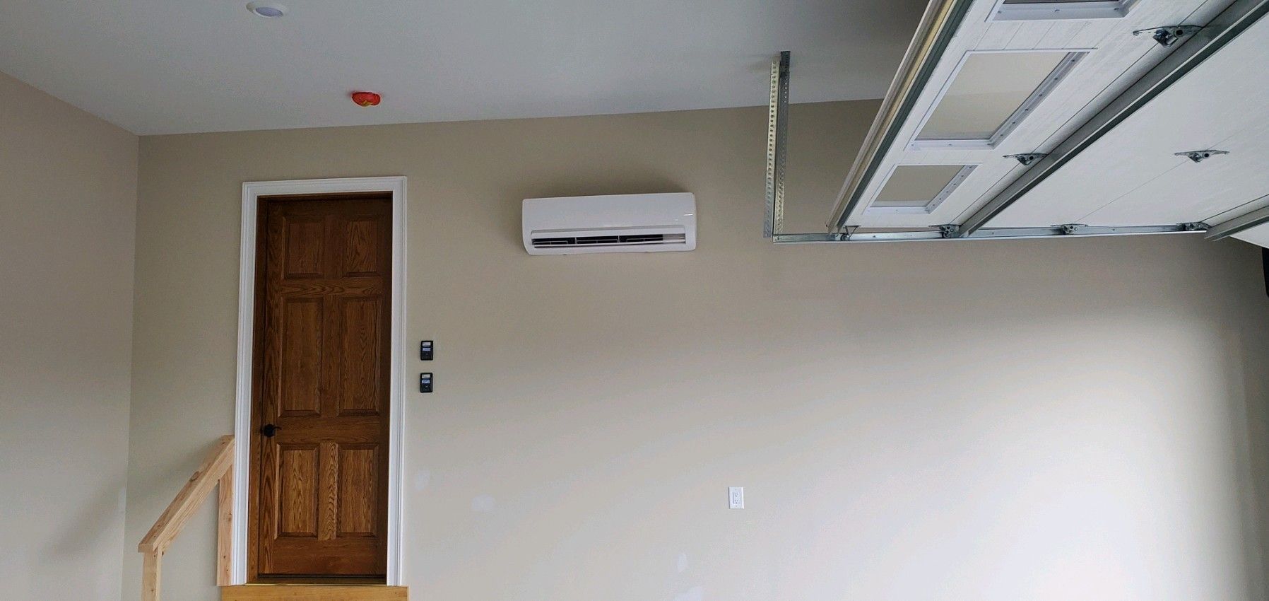 Ductless mini split installation by David Brown Heating & Cooling.