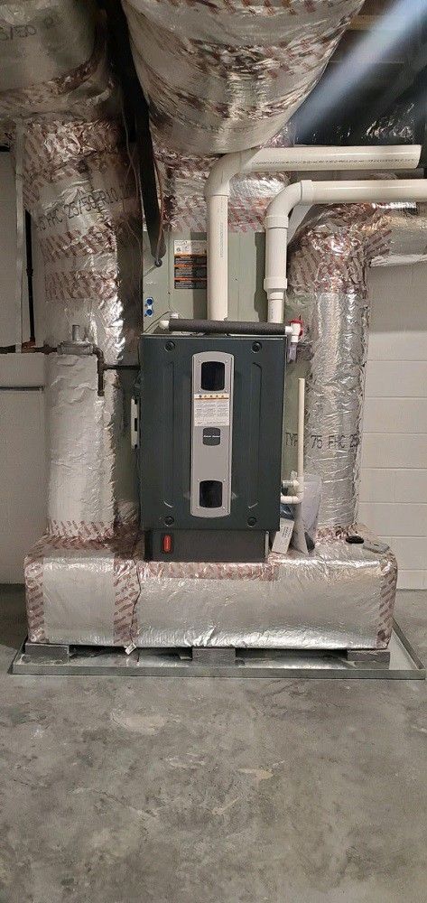Heat furnace by David Brown Heating & Cooling.
