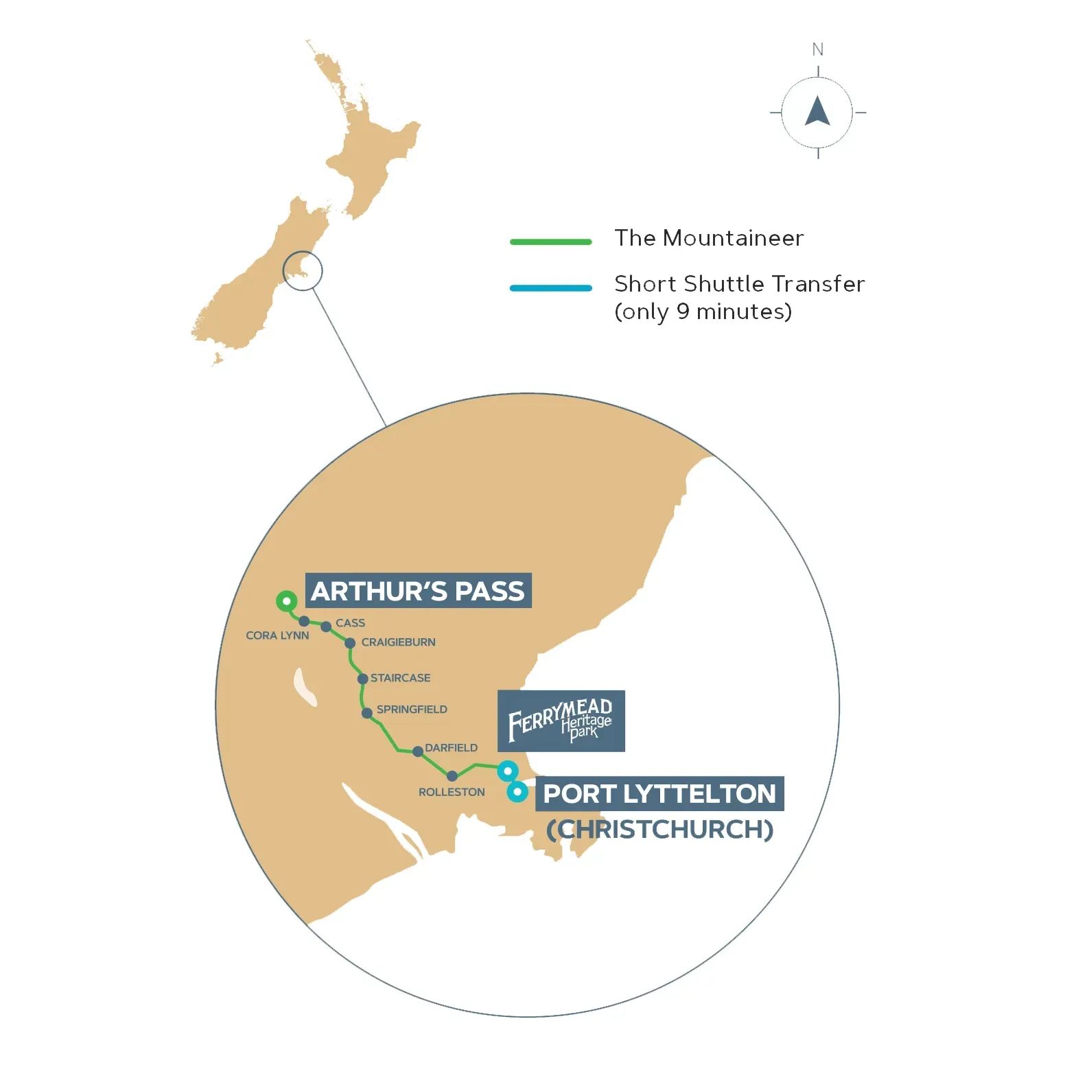 The Mountaineer Train Journey - South Island NZ